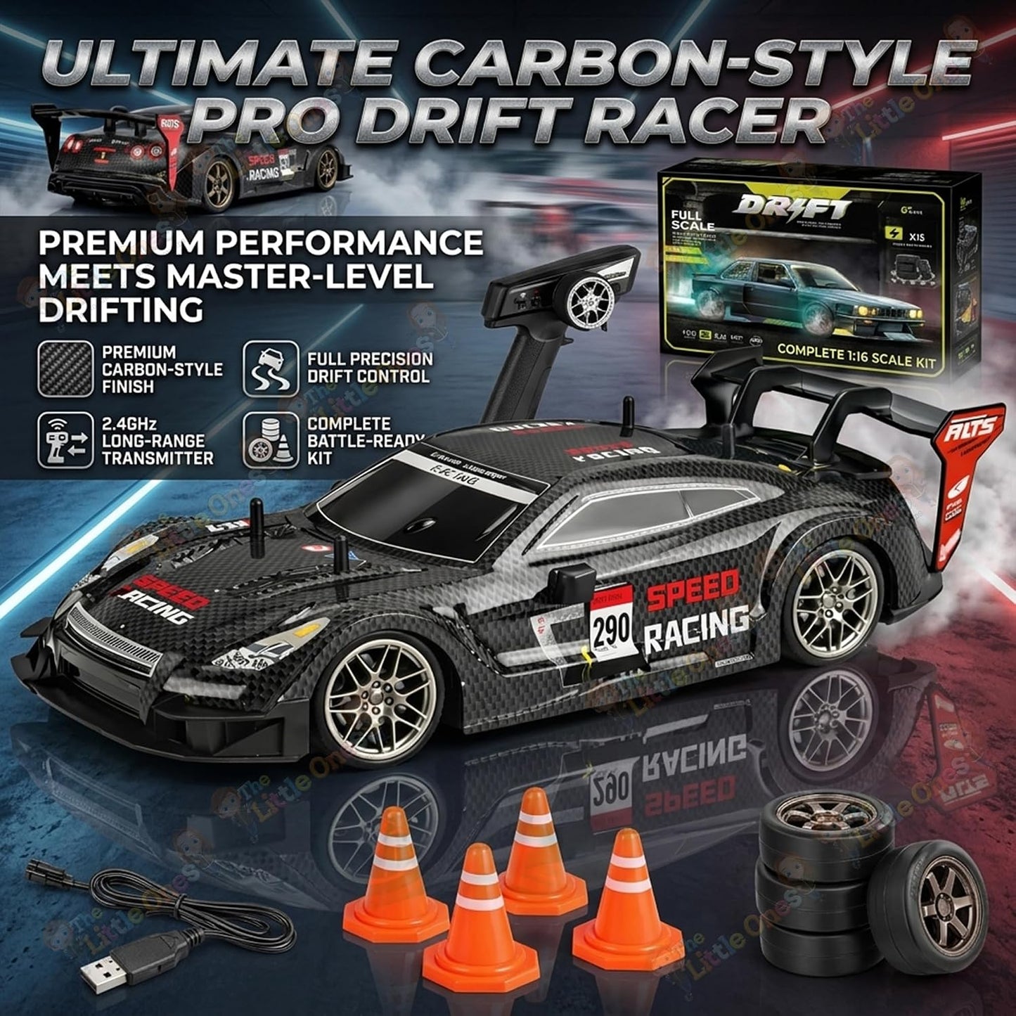 T.O.T 1:16 RC DRIFT CAR - VORTEX DRIFTER
