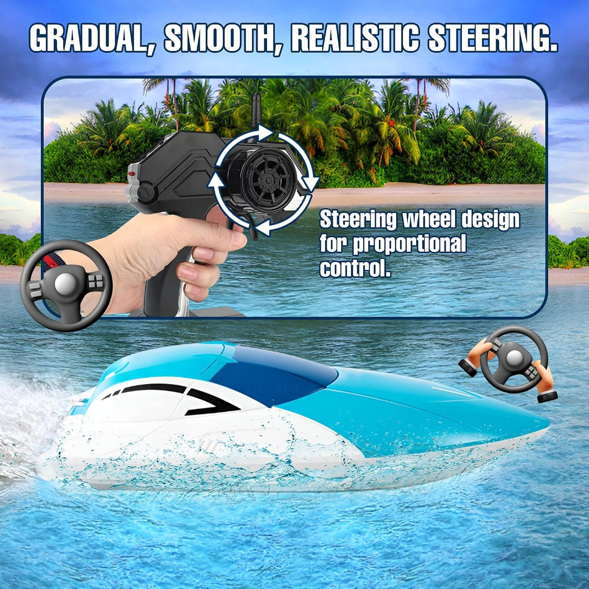 T.O.T RC BOAT - HYDROBLAZE PRO