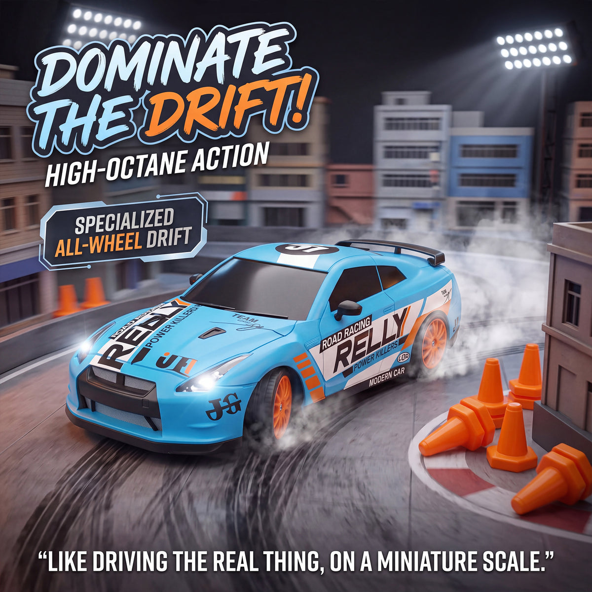 T.O.T 1:24 RC DRIFT CAR - DRIFTKING PRO