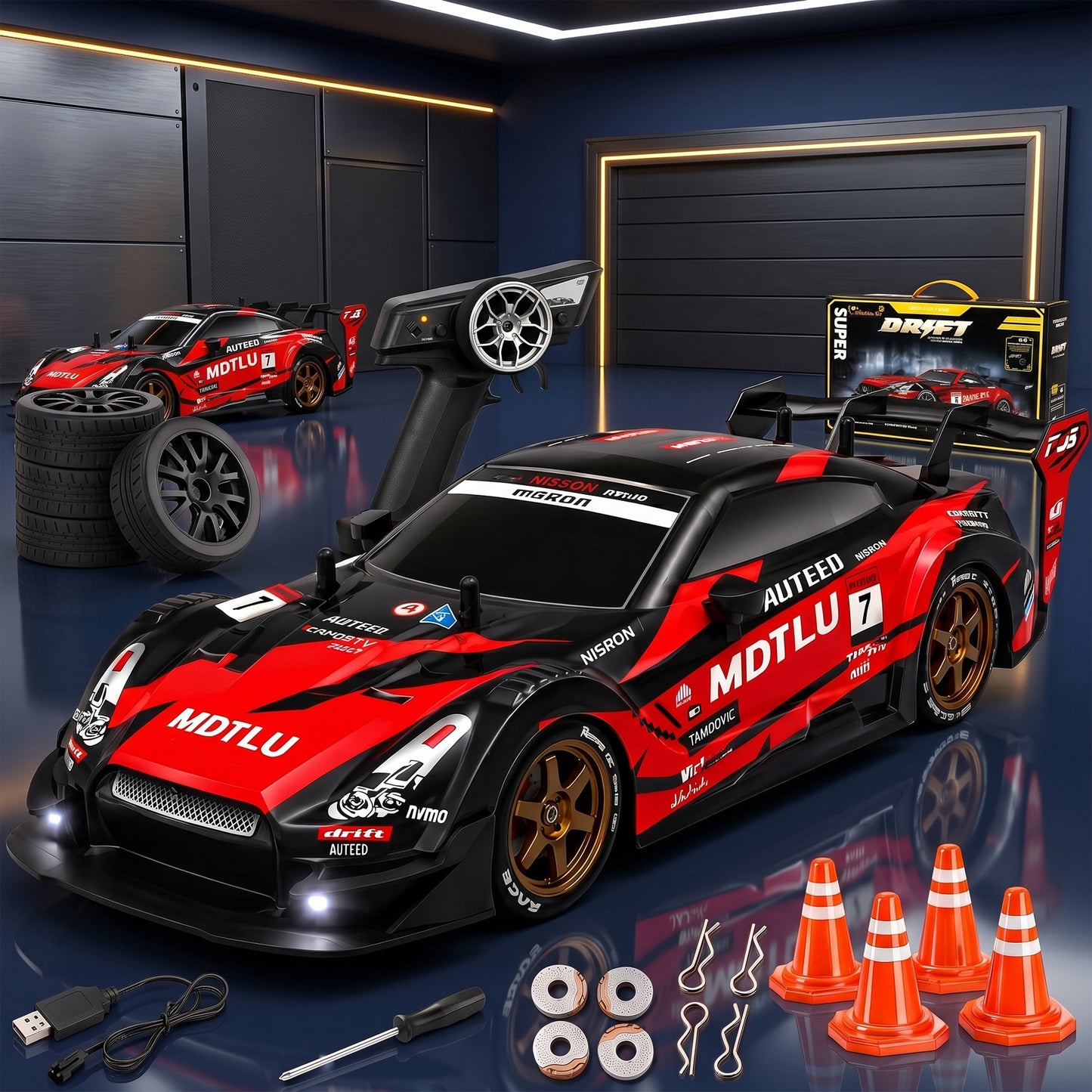 T.O.T 1:16 RC DRIFT CAR - TURBO DRIFT