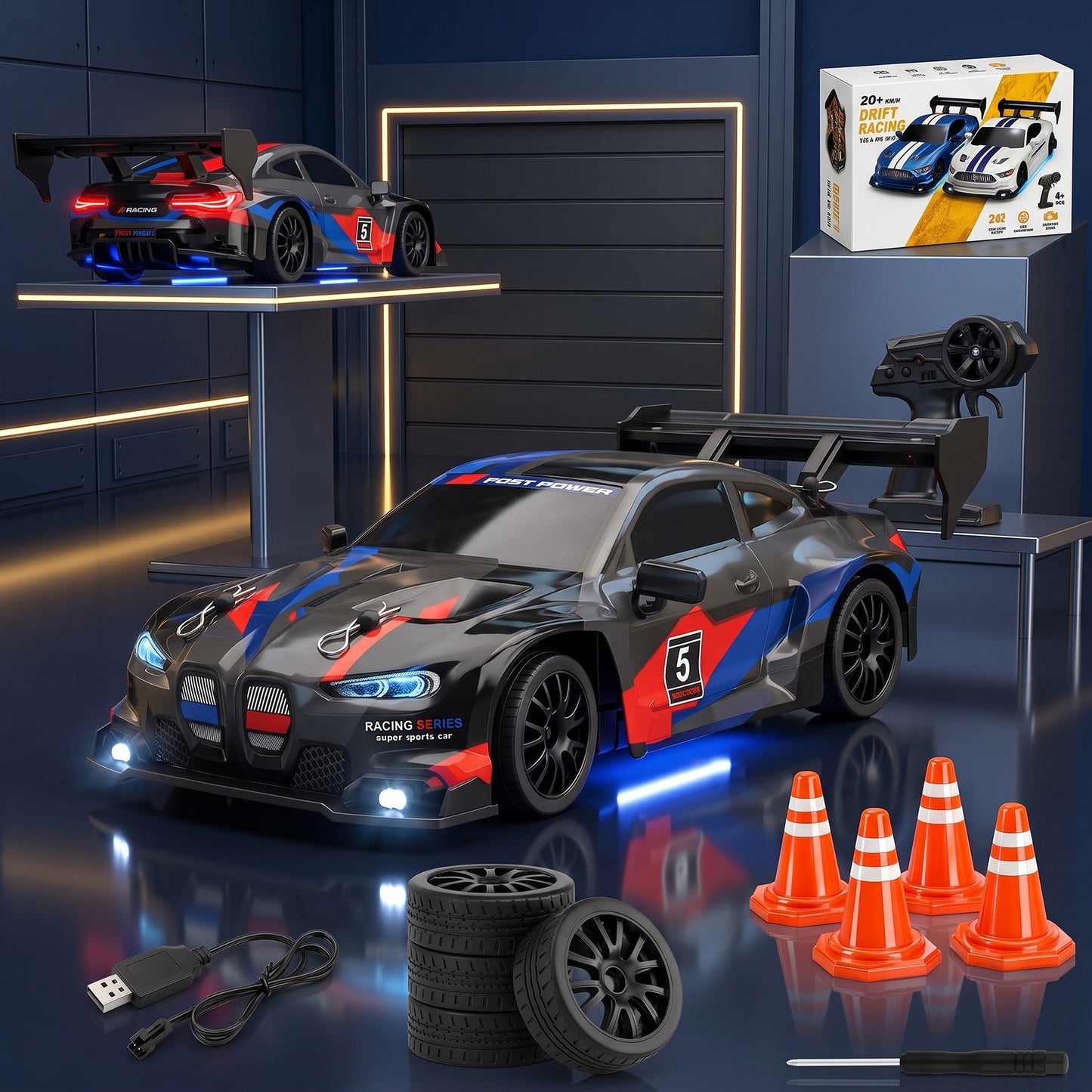 T.O.T 1:24 RC DRIFT CAR - DRIFT X