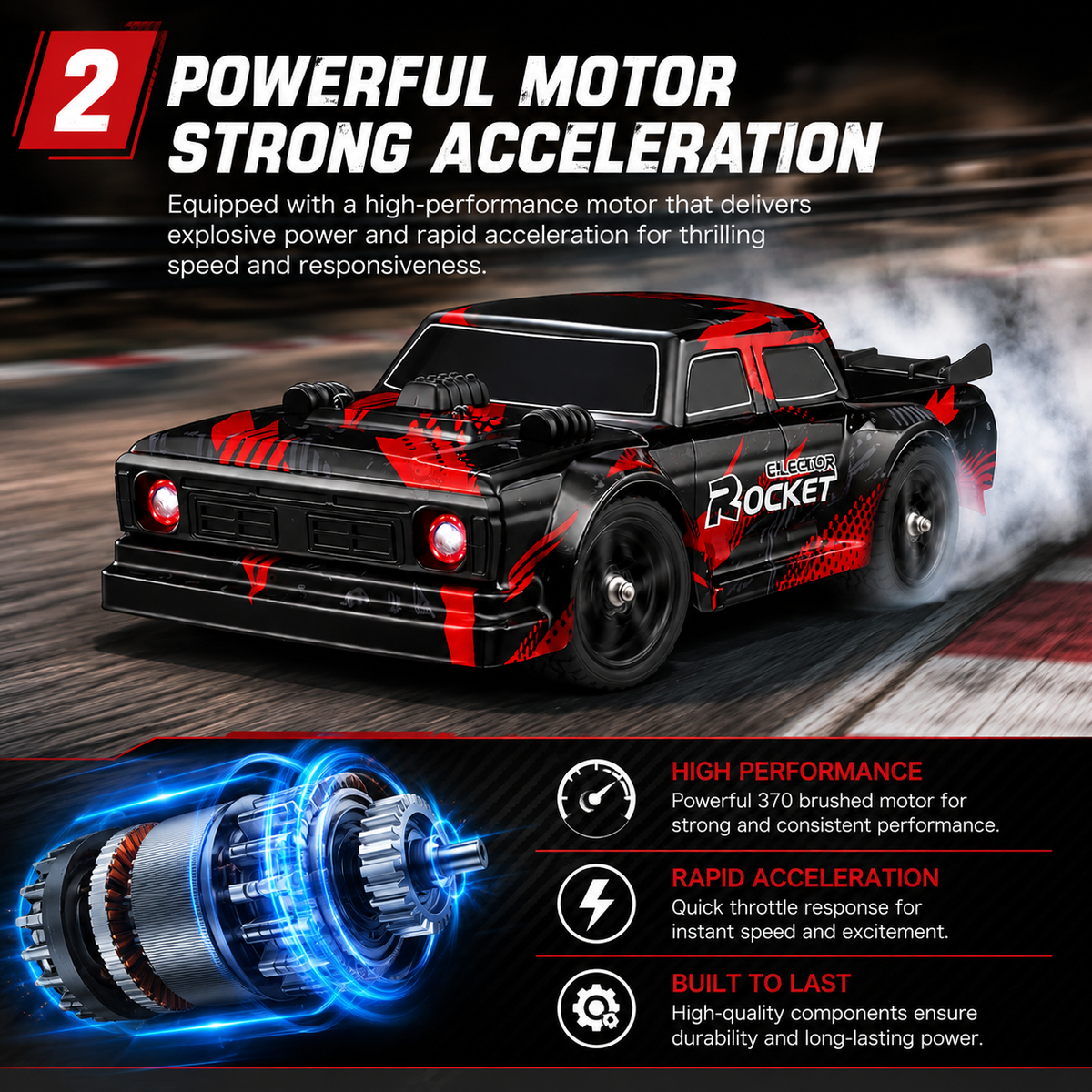 T.O.T 1:16 RC DRIFT CAR - DODGE X