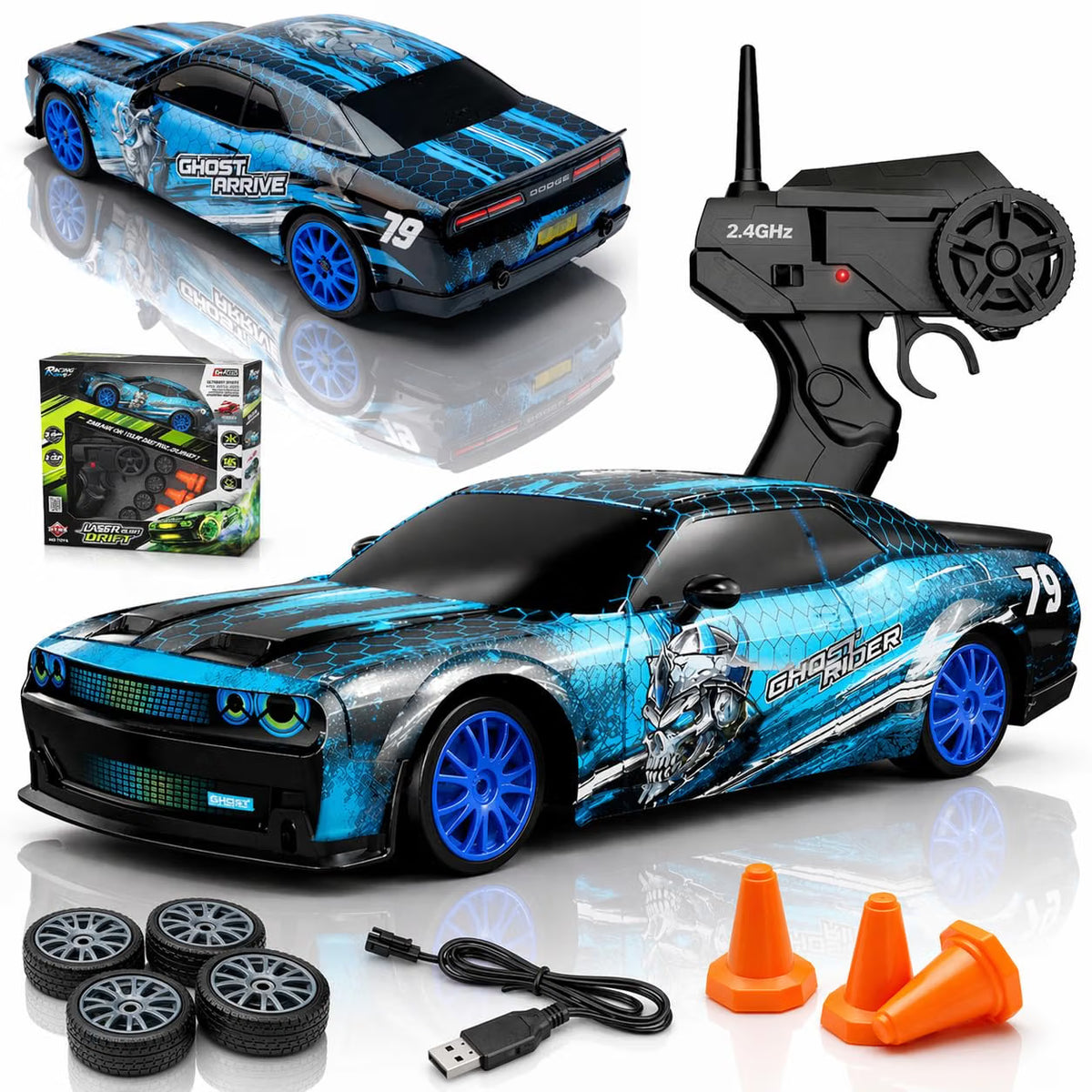 T.O.T 1:24 RC DRIFT CAR - RUSH DRIFT PRO