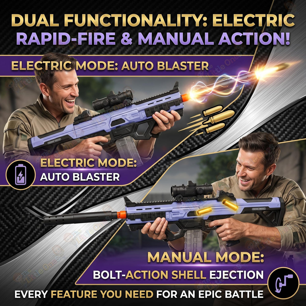 T.O.T DART BLASTER - BLUE VIPER