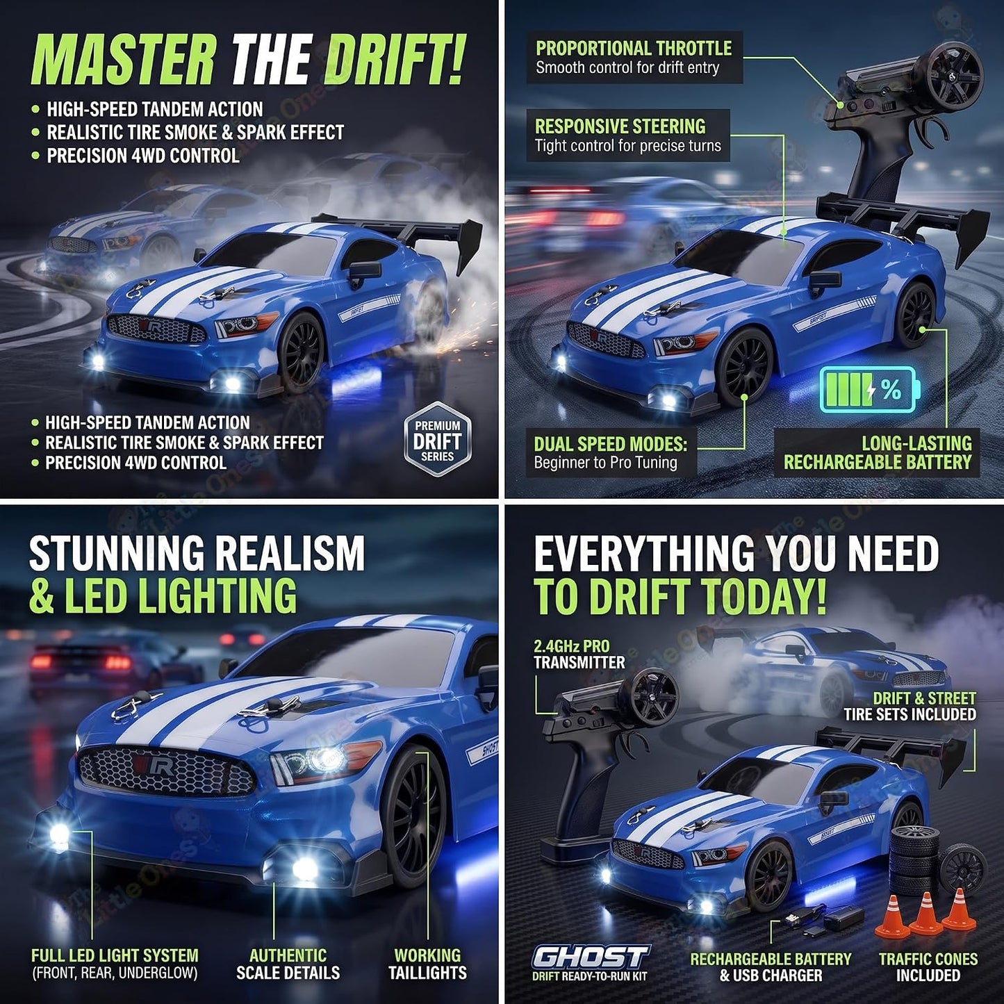 T.O.T 1:24 RC DRIFT CAR - RACERX