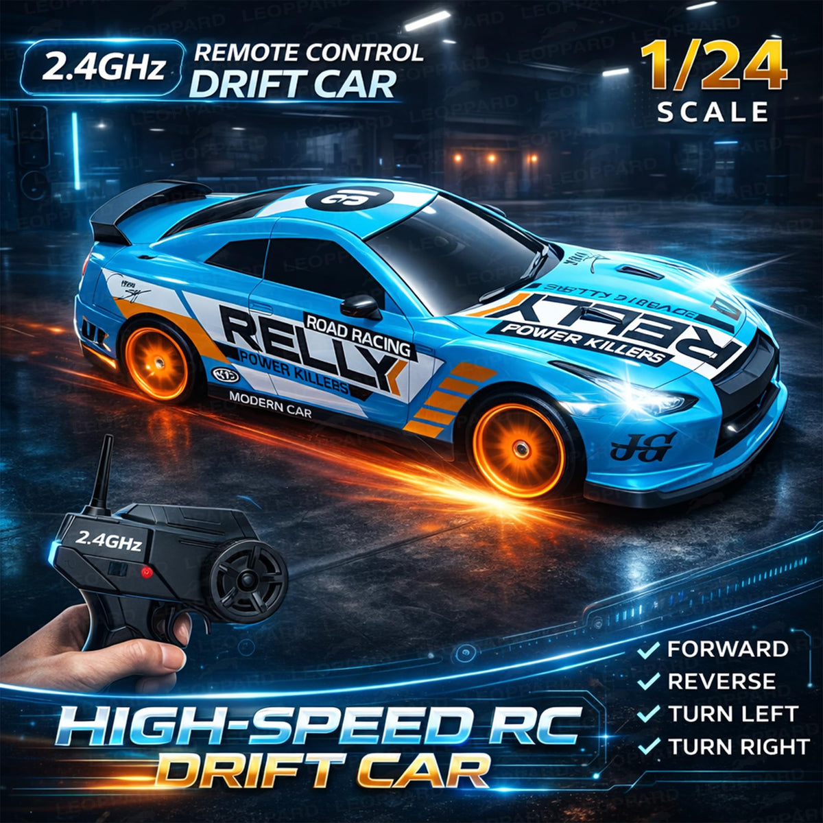T.O.T 1:24 RC DRIFT CAR - DRIFTKING PRO