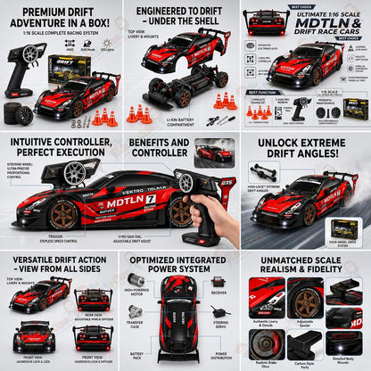 T.O.T 1:16 RC DRIFT CAR - TURBO DRIFT