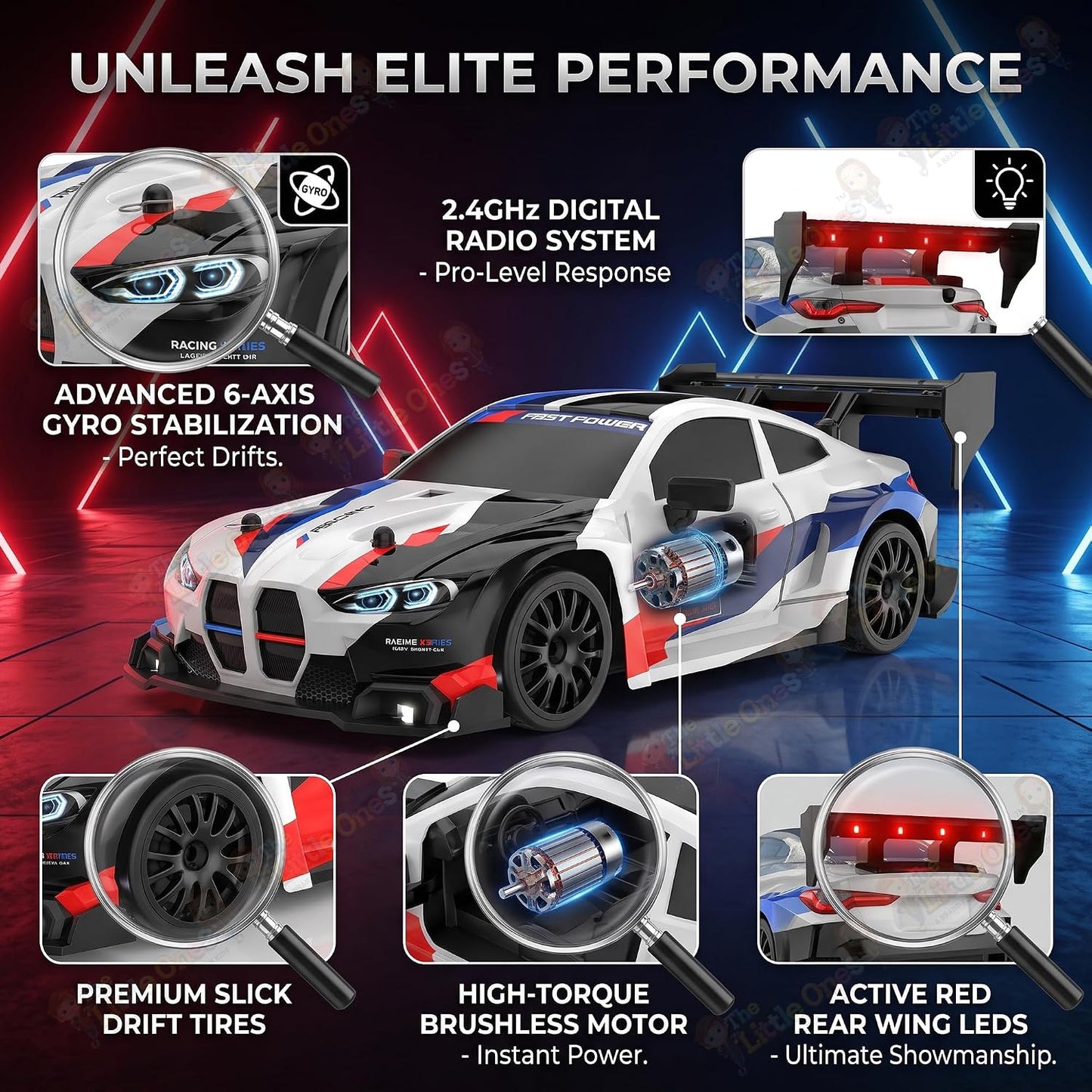 T.O.T 1:24 RC DRIFT CAR - STORM X