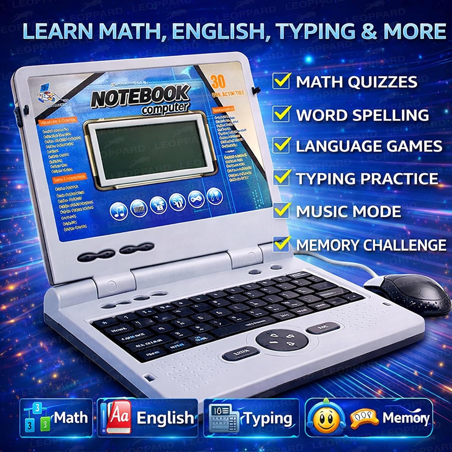 T.O.T EDUCATIONAL TOY - KIDS LAPTOP