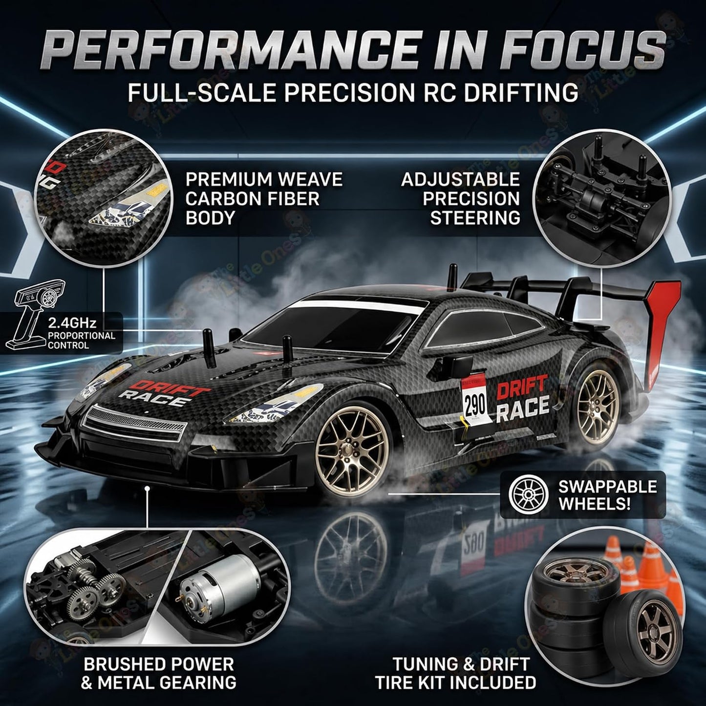 T.O.T 1:16 RC DRIFT CAR - VORTEX DRIFTER