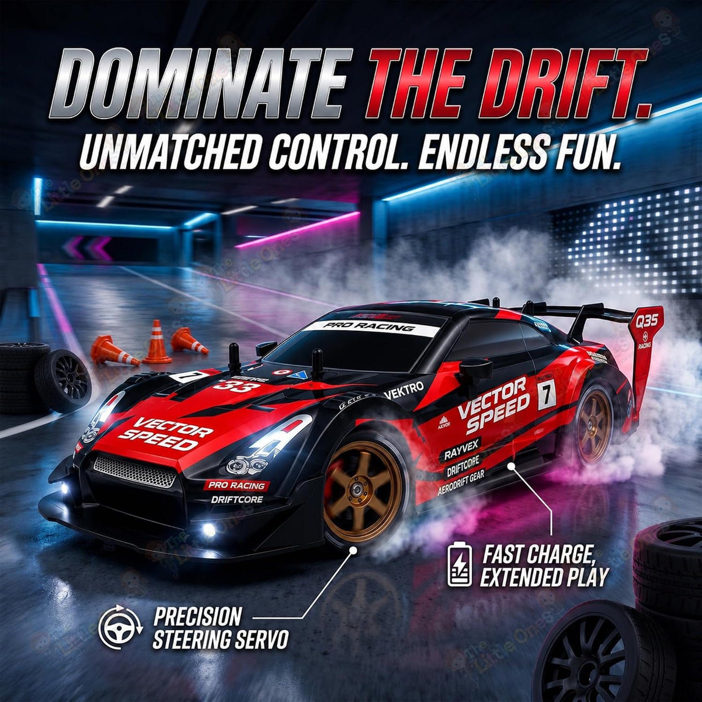 T.O.T 1:16 RC DRIFT CAR - TURBO DRIFT