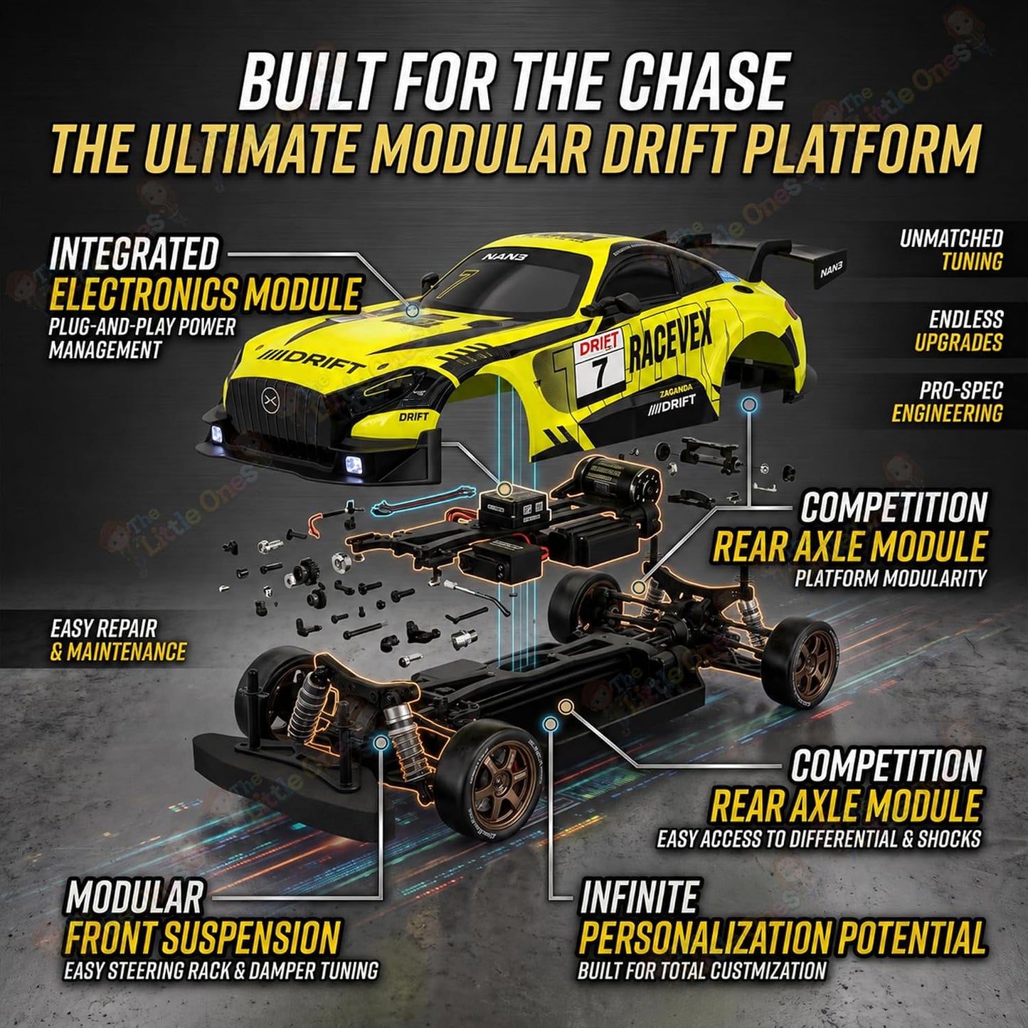 T.O.T 1:16 RC DRIFT CAR - HYPER DRIFT