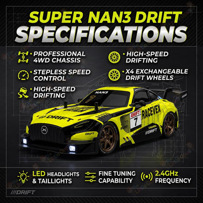 T.O.T 1:16 RC DRIFT CAR - HYPER DRIFT
