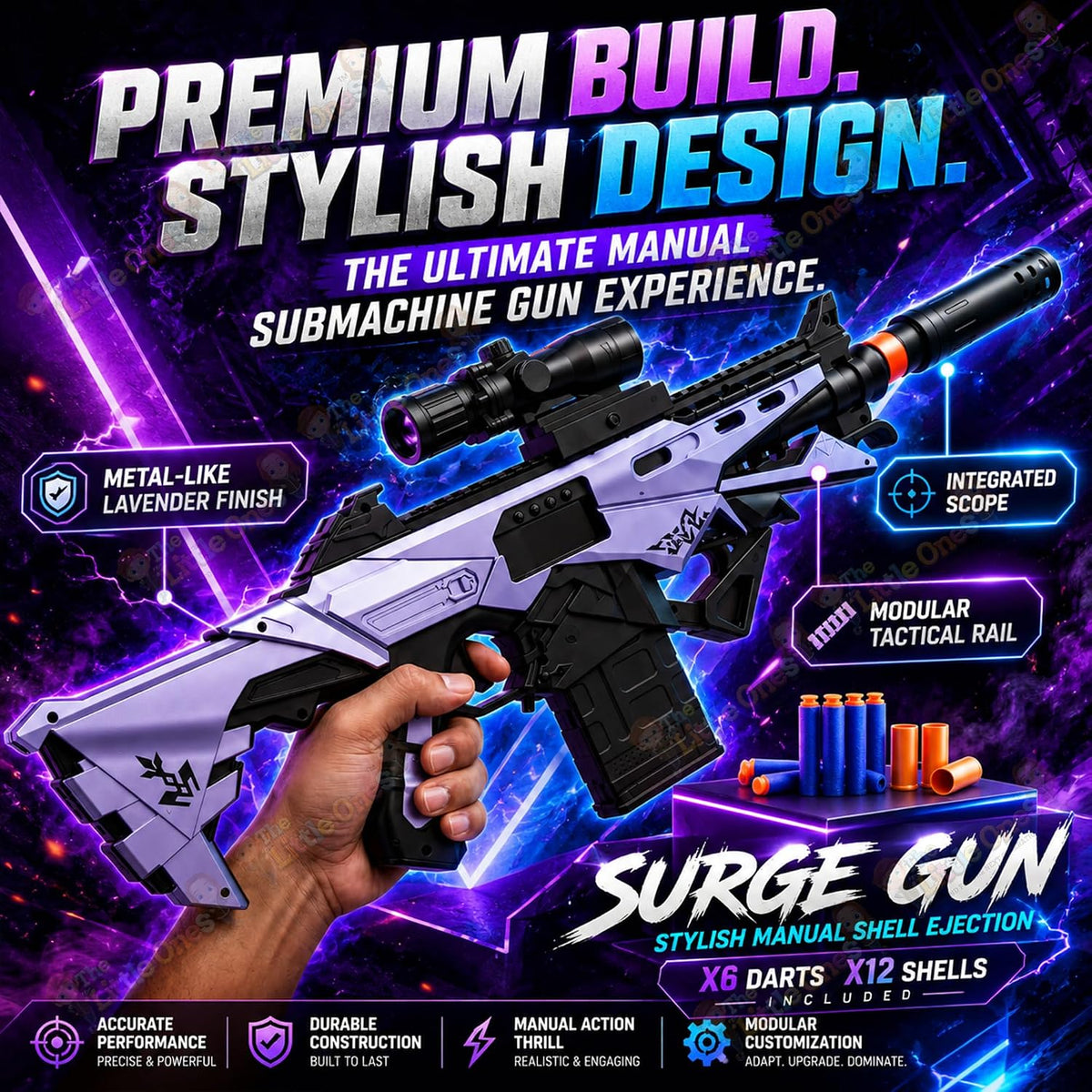 T.O.T DART BLASTER - SHADOW STRIKE