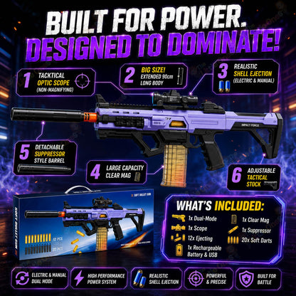 T.O.T DART BLASTER - BLUE VIPER