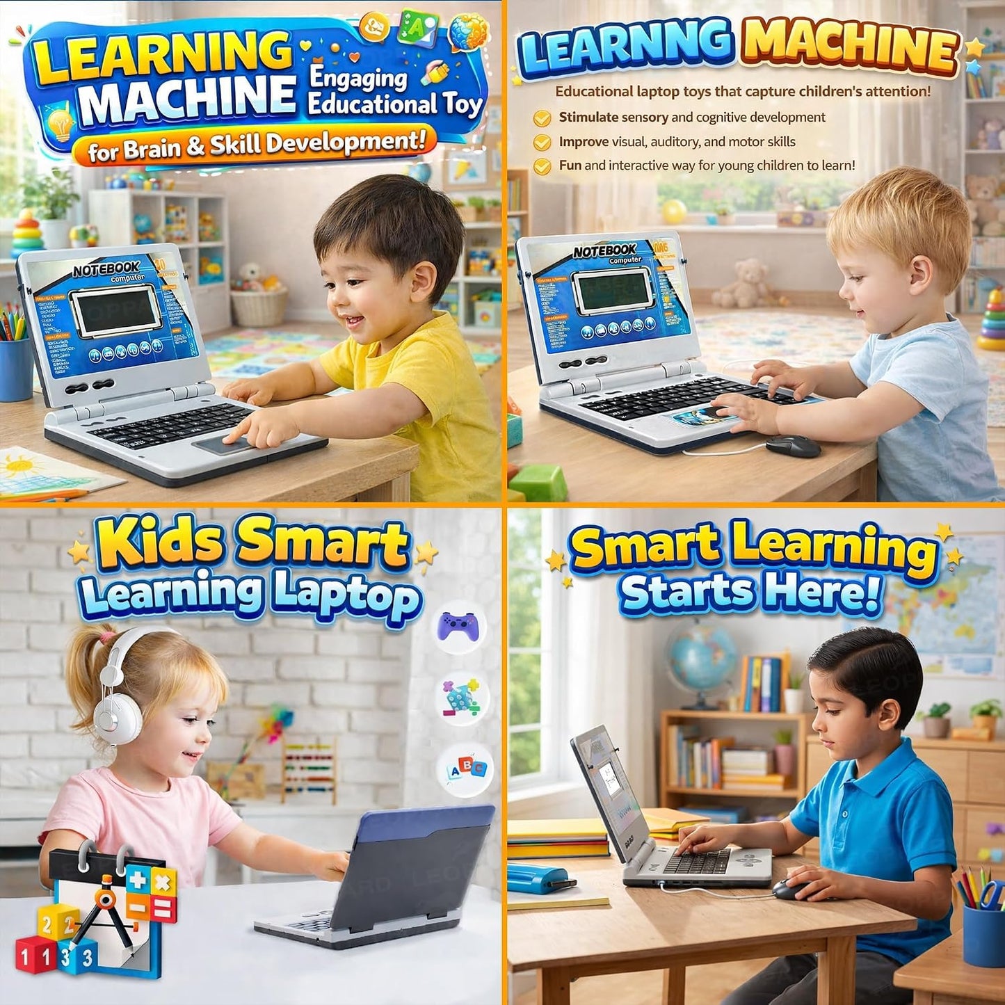 T.O.T EDUCATIONAL TOY - KIDS LAPTOP