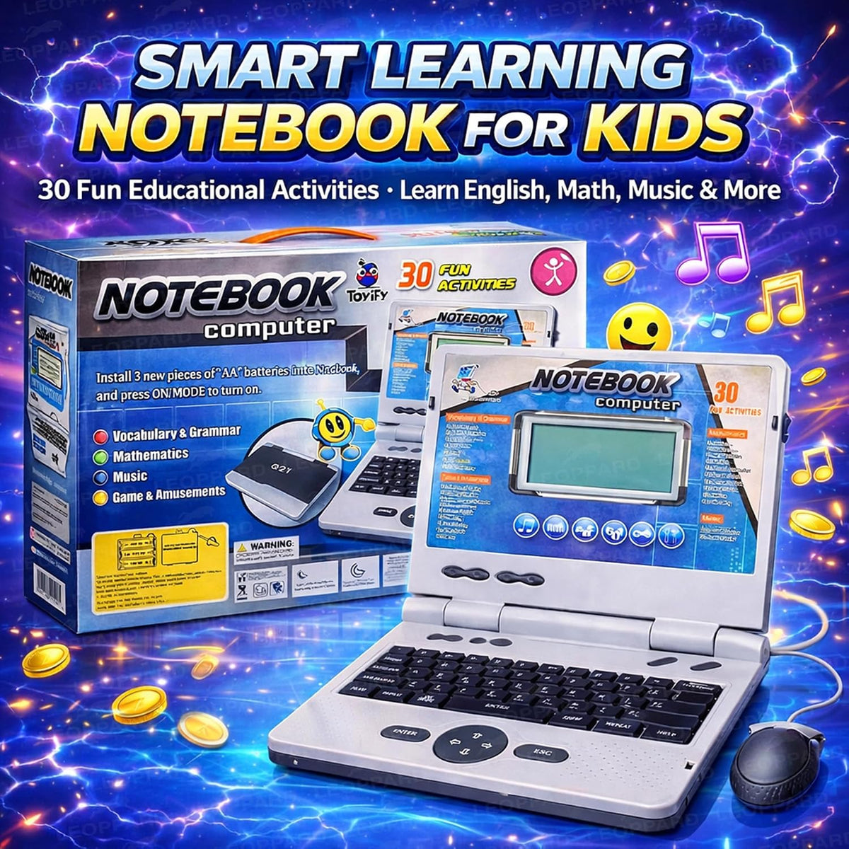 T.O.T EDUCATIONAL TOY - KIDS LAPTOP