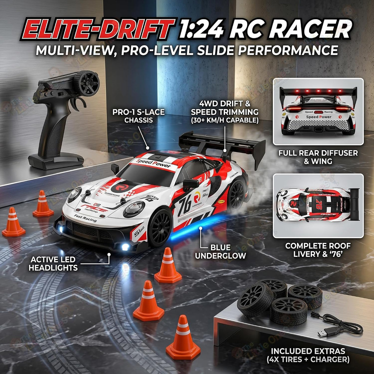 T.O.T 1:24 RC DRIFT CAR - APEX RACER