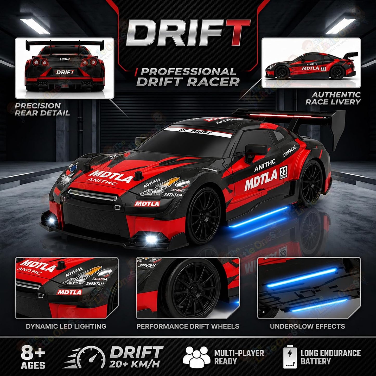 T.O.T 1:24 RC DRIFT CAR - BLAZE X DRIFT
