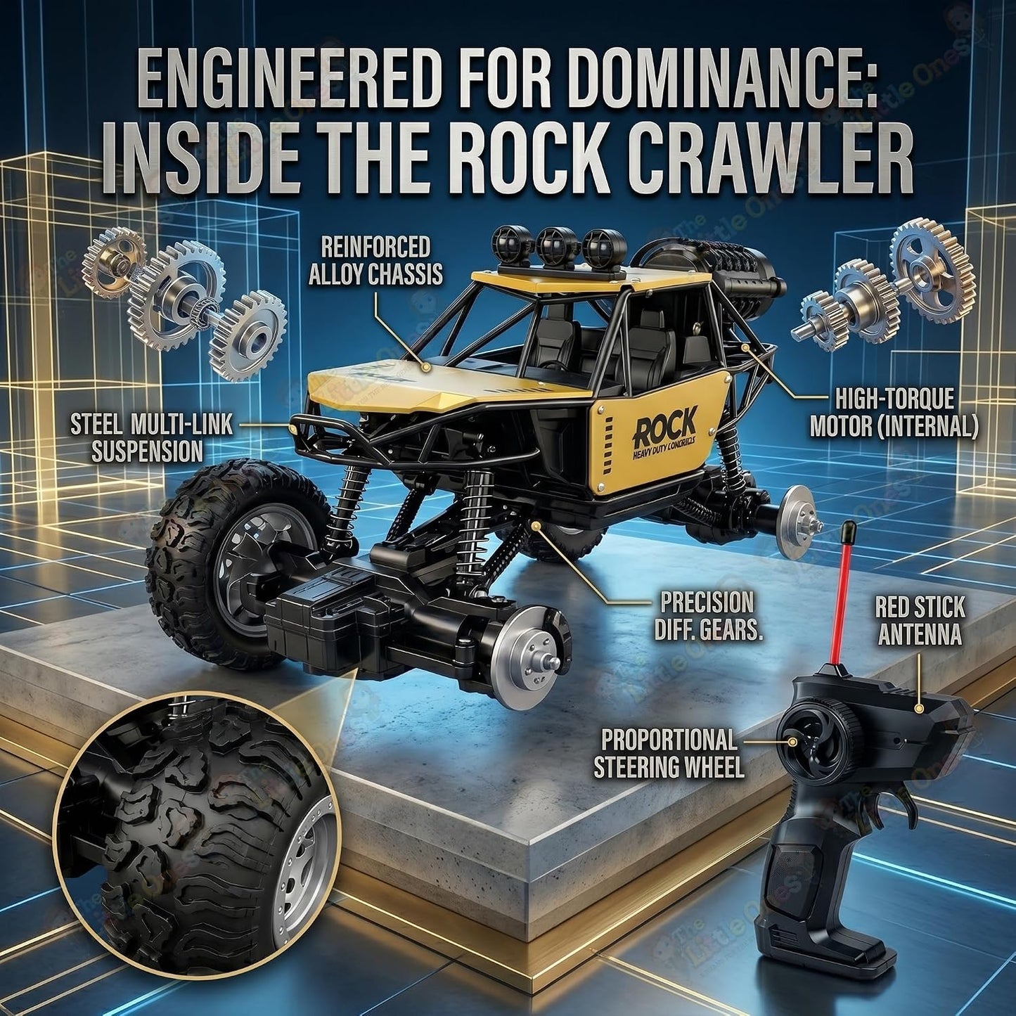 T.O.T RC OFF ROAD CRAWLER - MUDRAGE CRAWLER