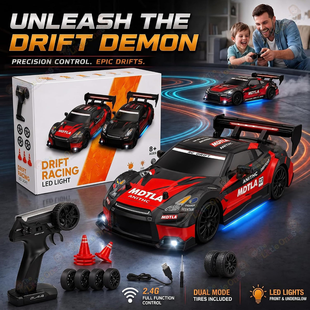T.O.T 1:24 RC DRIFT CAR - BLAZE X DRIFT