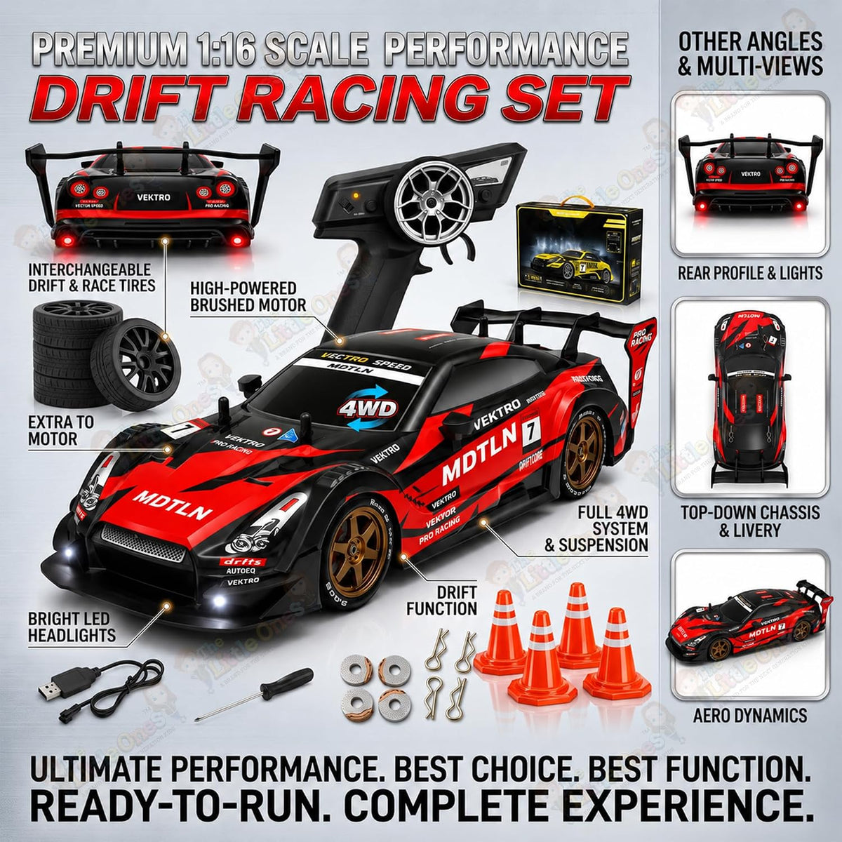 T.O.T 1:16 RC DRIFT CAR - TURBO DRIFT