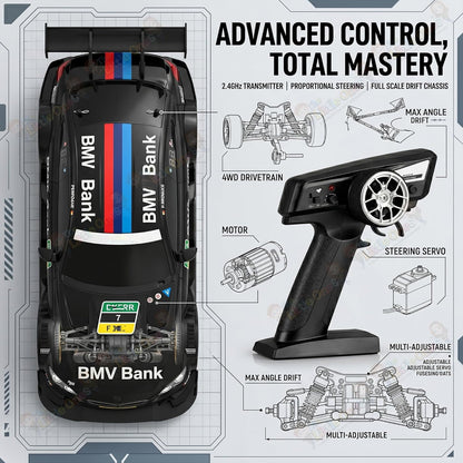 T.O.T 1:16 RC DRIFT CAR - HAWK X DRIFT