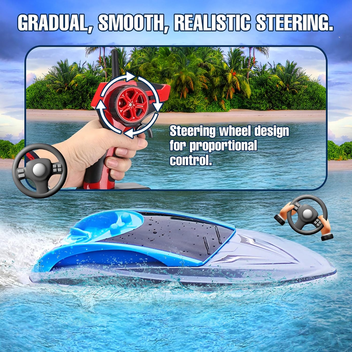 T.O.T RC BOAT - HYDROBLAZE