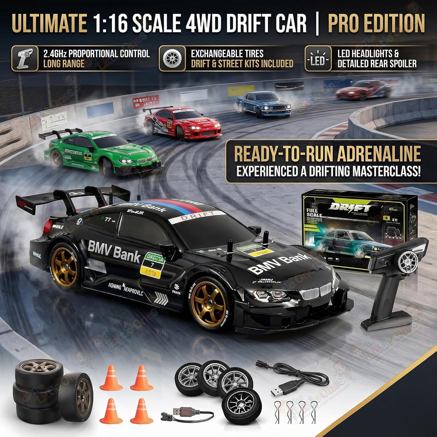 T.O.T 1:16 RC DRIFT CAR - HAWK X DRIFT