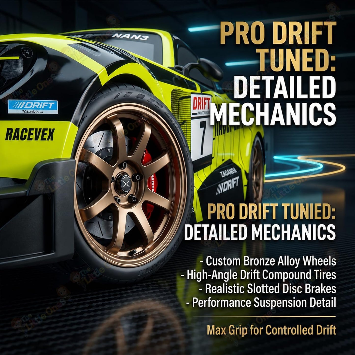 T.O.T 1:16 RC DRIFT CAR - HYPER DRIFT