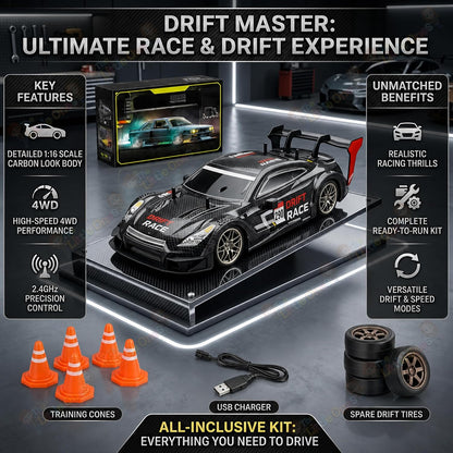 T.O.T 1:16 RC DRIFT CAR - VORTEX DRIFTER