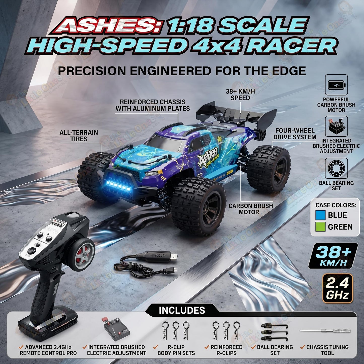 T.O.T 1:18 RC PURE HOBBY GRADE DRIFT CAR - ASHES X4
