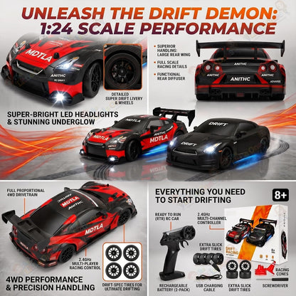 T.O.T 1:24 RC DRIFT CAR - BLAZE X DRIFT