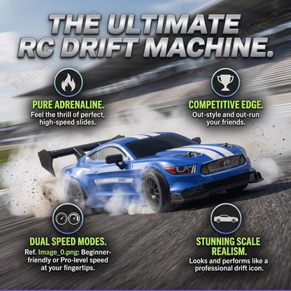 T.O.T 1:24 RC DRIFT CAR - RACERX