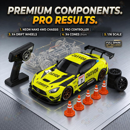 T.O.T 1:16 RC DRIFT CAR - HYPER DRIFT