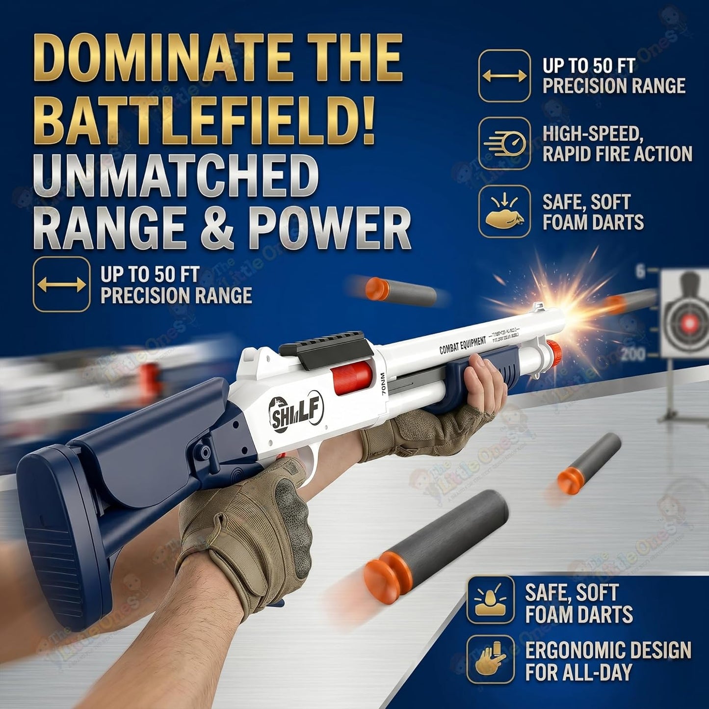 T.O.T DART BLASTER - BLAZE SHOT