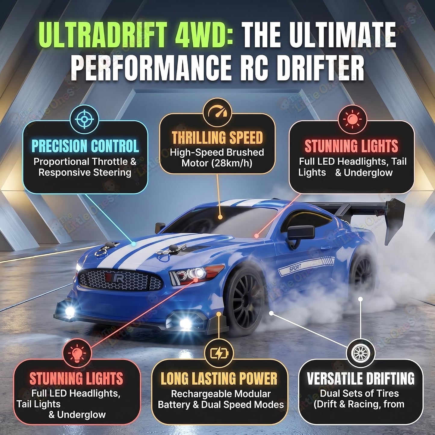 T.O.T 1:24 RC DRIFT CAR - RACERX