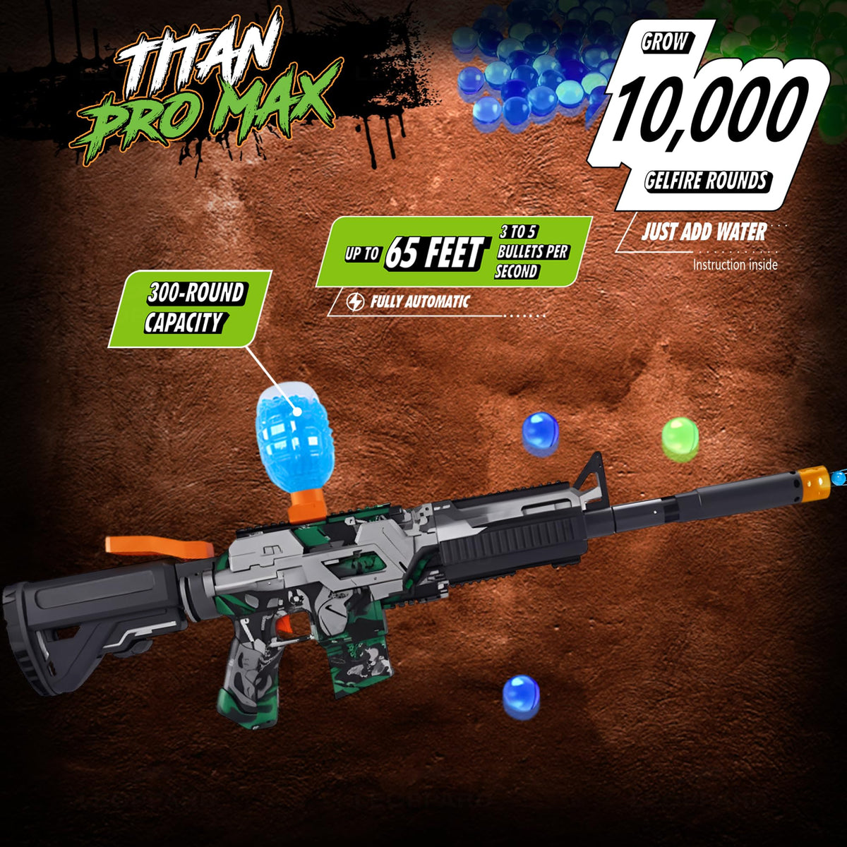 T.O.T GEL BLASTER - FURY STRIKER PRO