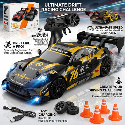 T.O.T 1:24 RC DRIFT CAR - GOLDRUSH PRO