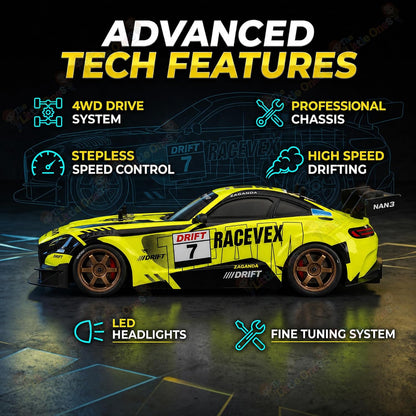 T.O.T 1:16 RC DRIFT CAR - HYPER DRIFT
