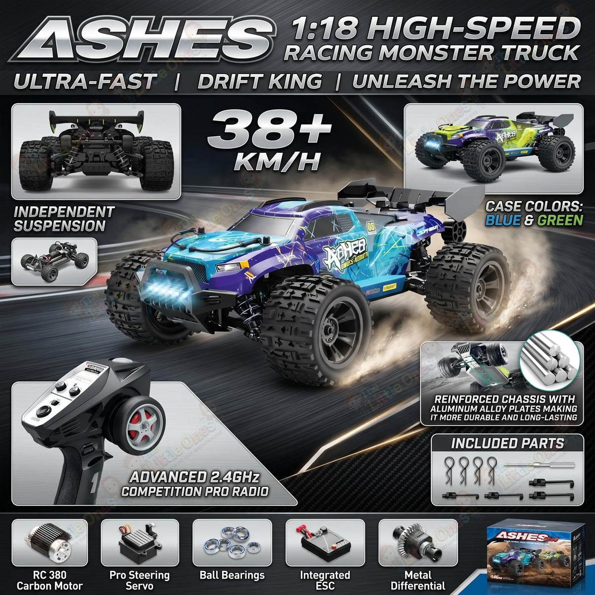 T.O.T 1:18 RC PURE HOBBY GRADE DRIFT CAR - ASHES X4