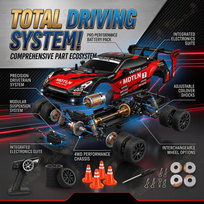 T.O.T 1:16 RC DRIFT CAR - TURBO DRIFT