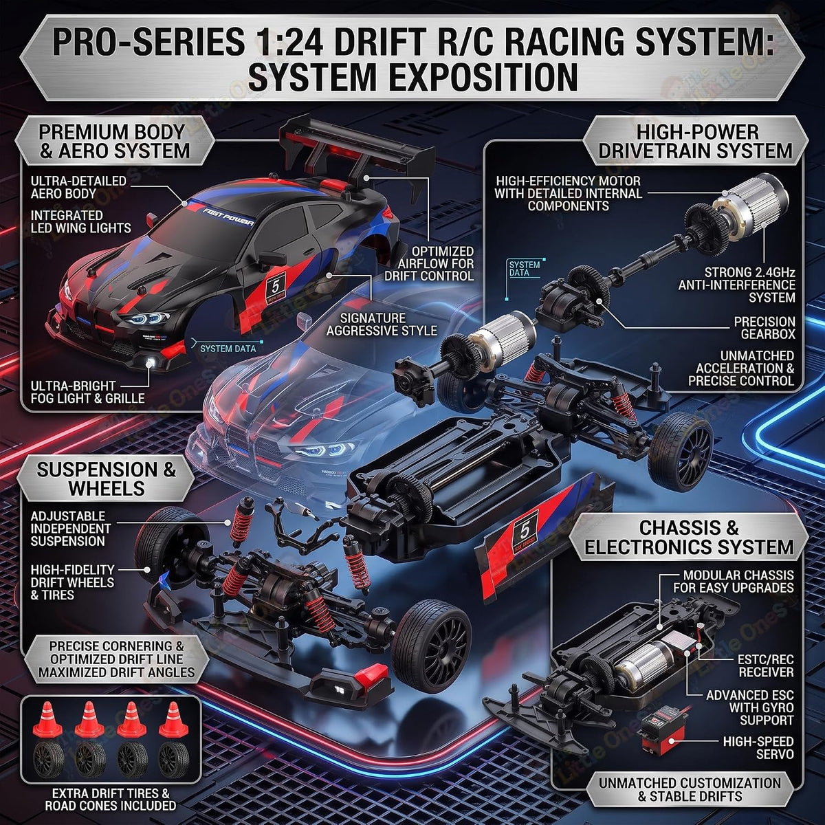T.O.T 1:24 RC DRIFT CAR - DRIFT X