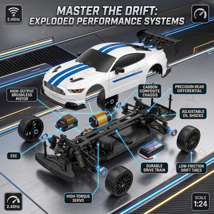 T.O.T 1:24 RC DRIFT CAR - DRIFTER X