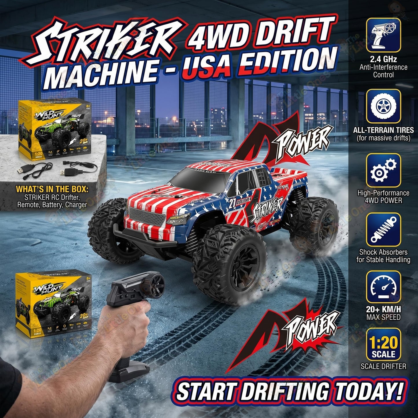 T.O.T 1:16 RC OFF ROAD DRIFT CAR - WILD X RC