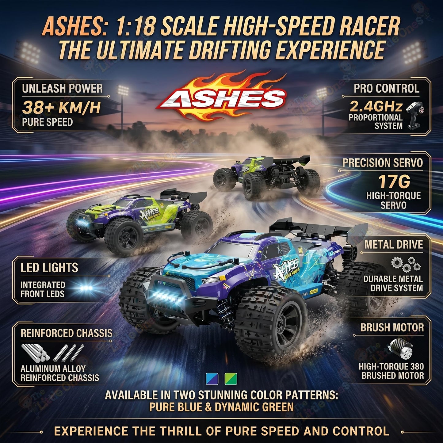 T.O.T 1:18 RC PURE HOBBY GRADE DRIFT CAR - ASHES X4