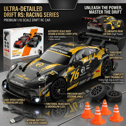 T.O.T 1:24 RC DRIFT CAR - GOLDRUSH PRO