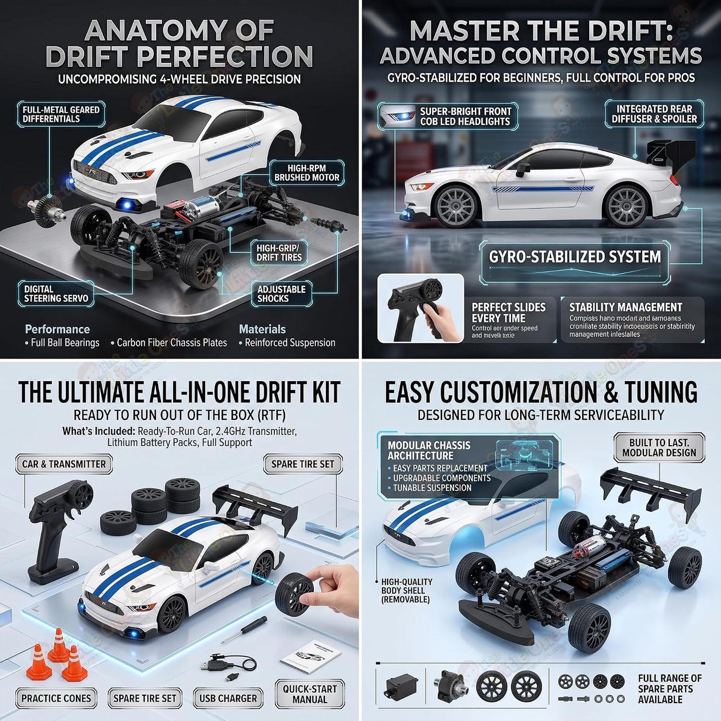 T.O.T 1:24 RC DRIFT CAR - DRIFTER X