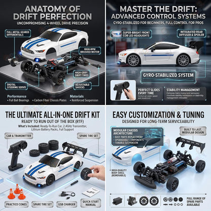T.O.T 1:24 RC DRIFT CAR - DRIFTER X