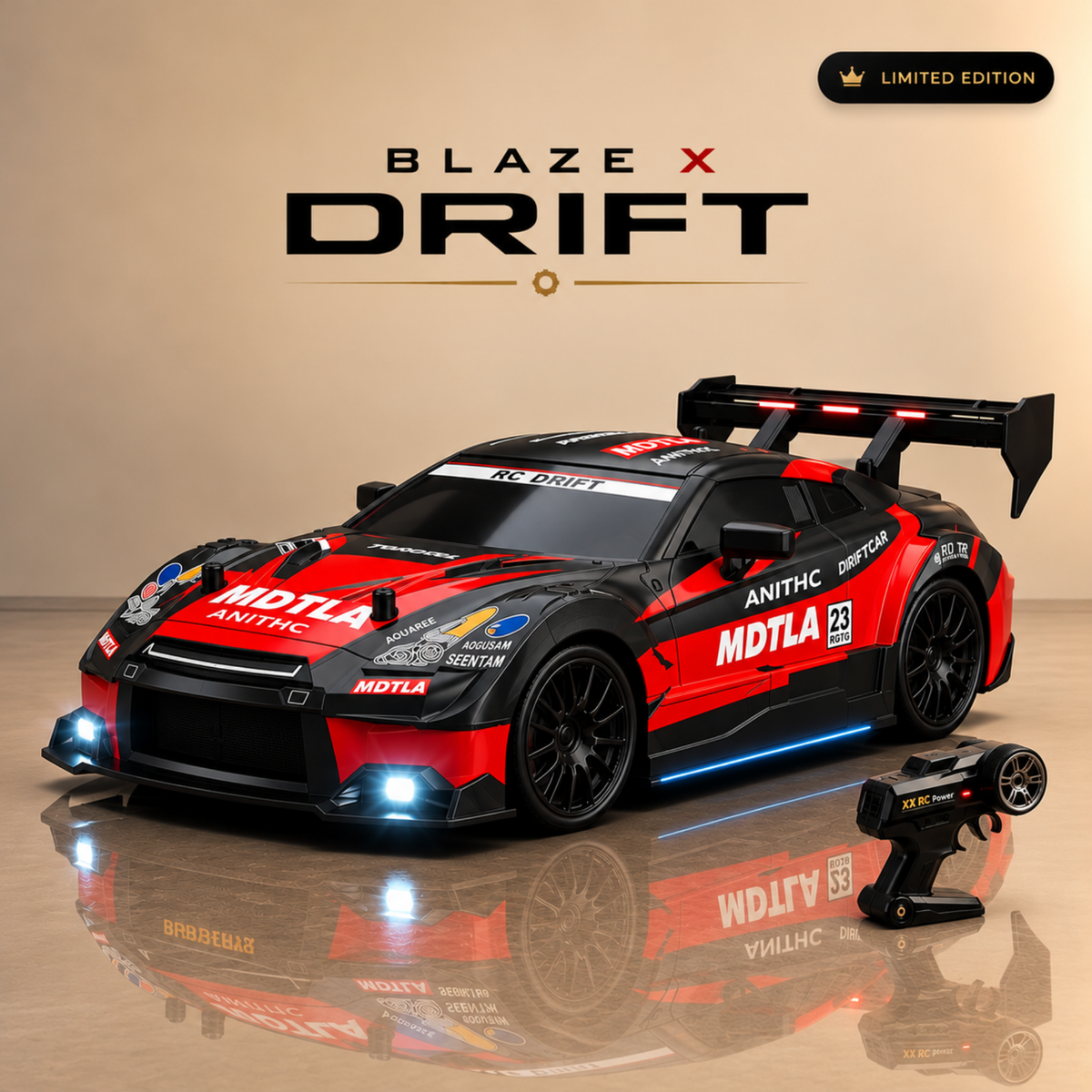 T.O.T 1:24 RC DRIFT CAR - BLAZE X DRIFT